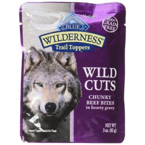 Blue Buffalo Wilderness Wild Cuts Trail Toppers Chunky Bites in Hearty Gravy - Beef - 3 oz