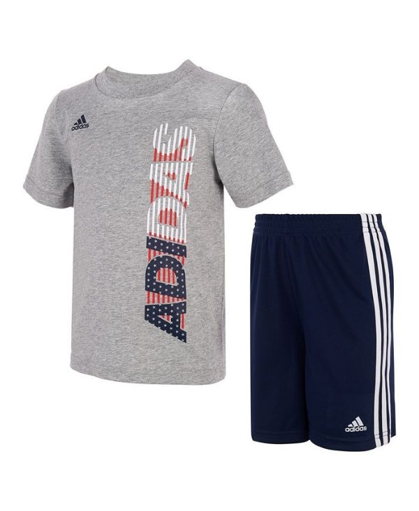 Baby Boys Graphic T-shirt and Shorts Set, 2 Piece
