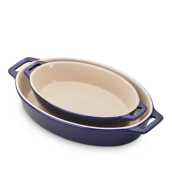 Ceramic Oval Baking Dish 2-Piece Set