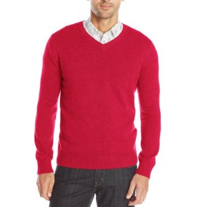 Levi's Men's Clayer Solid V-Neck Sweater