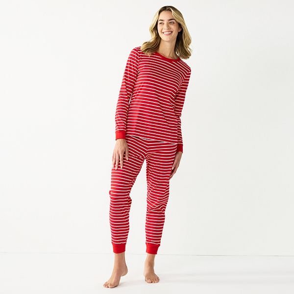 Women's Jammies For Your Families® Joyful Celebration Striped Pajama Set