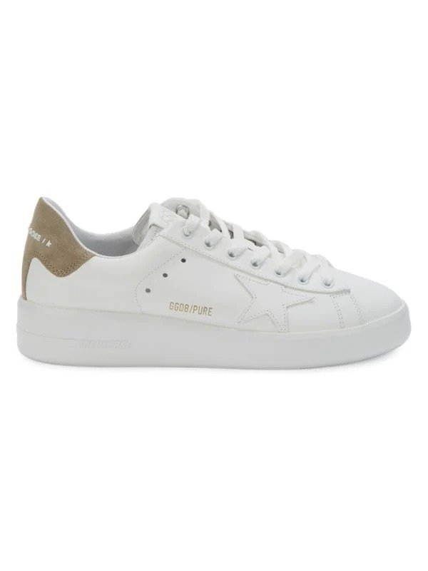 Pure Star Leather Platform Sneakers