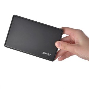 Aukey 2.5" Tool-Free USB 3.0 External Enclosure for SATA Hard Drives/SSDs (DS-B4)