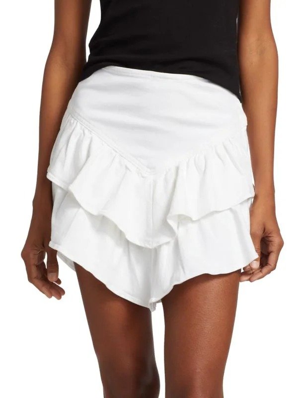 The Ruffle Miniskirt