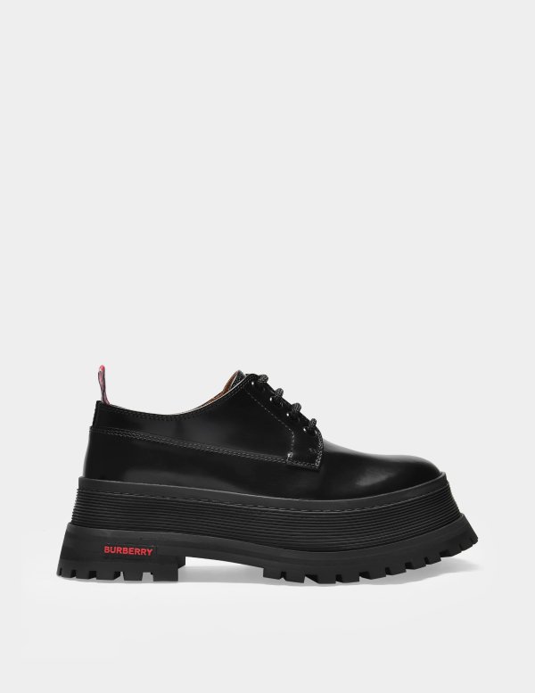 Derbies Jefferson in Black Smooth Leather