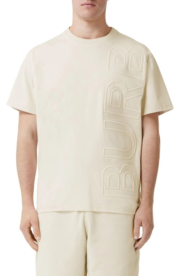 Princeton Logo Embossed Oversize Cotton T-Shirt