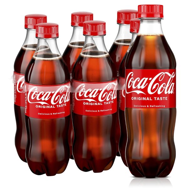 Coca-Cola 经典款可口可乐16.9oz 6瓶