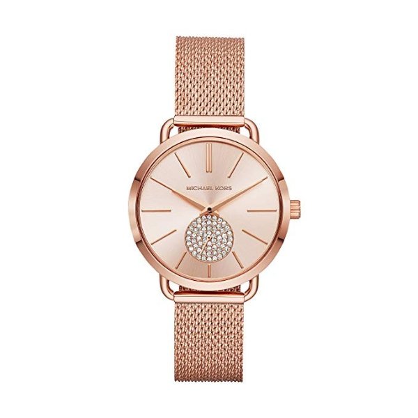 Watches Womens Portia Rose Gold-Tone Watch
