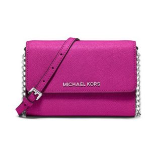 MICHAEL Michael Kors 'Large Jet Set' Saffiano Leather Crossbody Bag