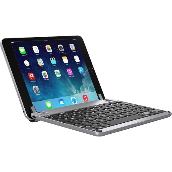 Brydge - Bluetooth Keyboard for Apple® Apple iPad mini 4 - Space Grey