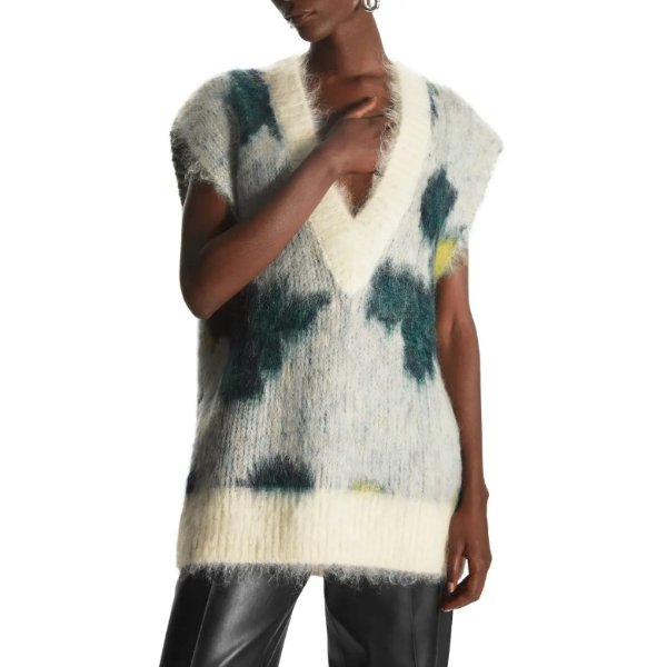 Mohair & Wool Sweater Vest
