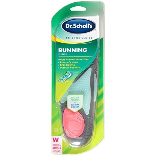 Dr. Scholl’s Athletic Series Running Insoles for Women, 1 Pair, Size 5.5-9