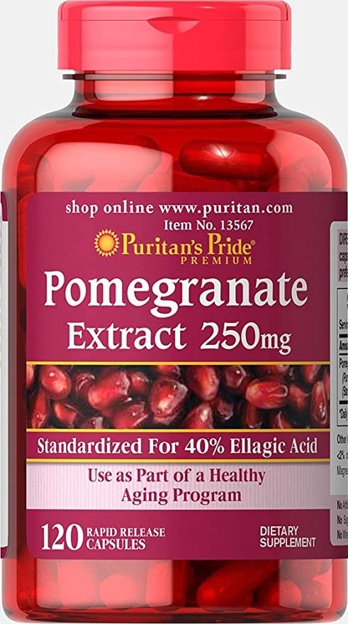 Pomegranate Extract, 250 Mg, 120 Count