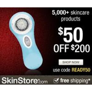 SkinStore 买$200减$50，或者买$100减$20