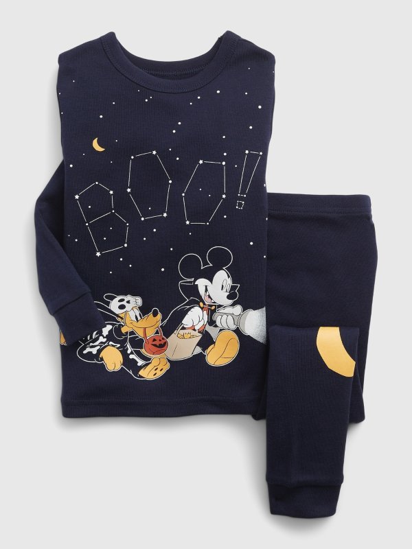 babyGap | Disney 100% Organic Cotton Halloween Mickey Mouse PJ Set