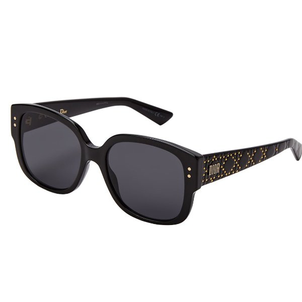 Lady Dior Studs Black Square Sunglasses
