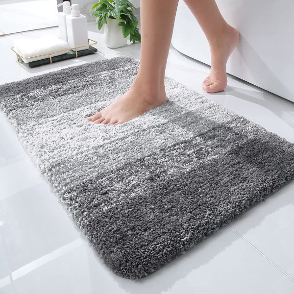 OLANLY Luxury Bathroom Rug Mat, Extra Soft and Absorbent