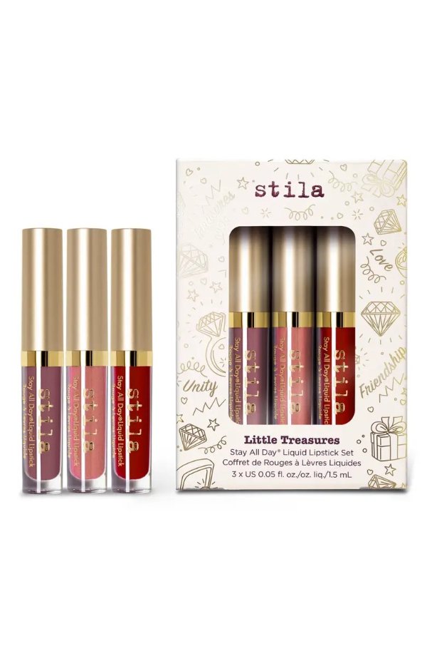 Little Treastures Stay All Day® Liquid Lipstick Set USD $36 Value