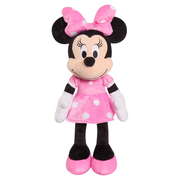 Disney Junior Minnie Mouse Plush Stuffed Animal, Kids Toys for Ages 2 up