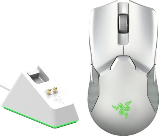 - Viper Ultimate Ultralight Wireless Optical Gaming Mouse with Charging Dock - Mercury