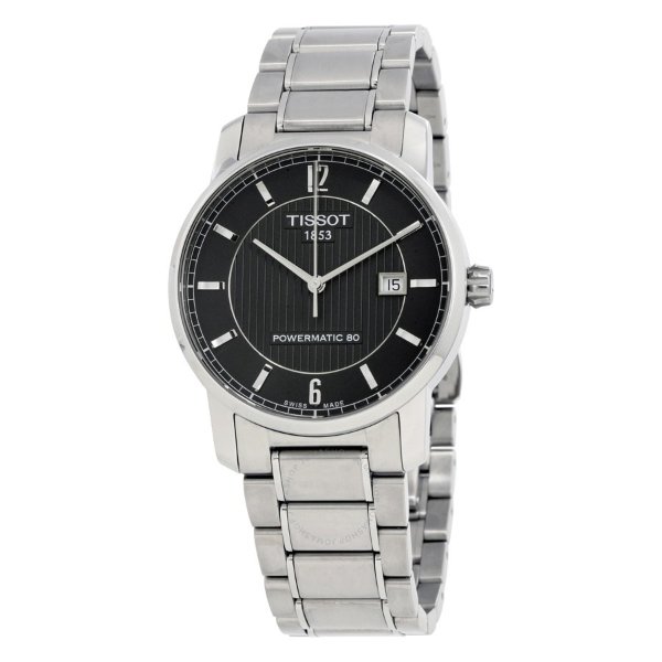 T-Classic Titanium Automatic Black Dial Men's Watch T0874074405700 T-Classic Titanium Automatic Black Dial Men's Watch T0874074405700