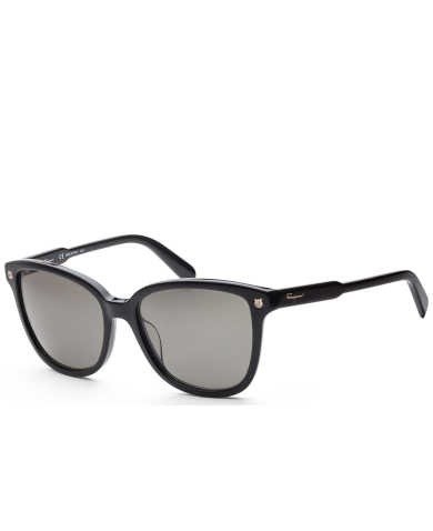 Ferragamo Unisex Black Square Sunglasses SKU: SF815S-001 UPC: 886895247641