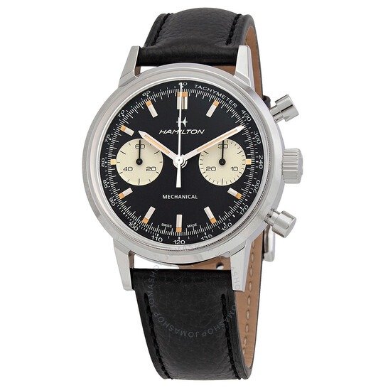 American Classic Intra-Matic Chronograph Mechanical Black Dial Men's Watch H38429730