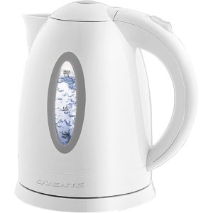 OVENTE 7-Cup BPA-Free White Electric Kettle