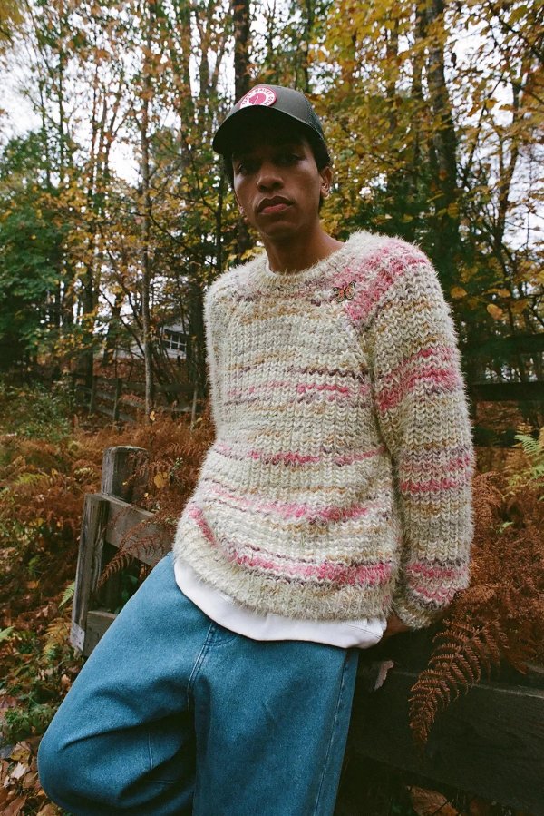 UO Rainbow Raglan Sweater