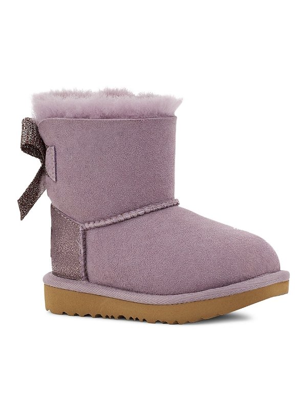 Little Girl's Bailey Bow Suede Boots