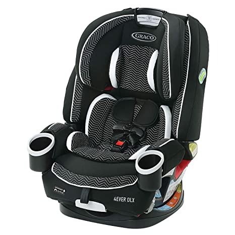 4Ever DLX 4 in 1 Car Seat, Infant to Toddler Car Seat, with 10 Years of Use, Zagg