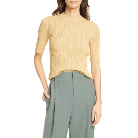 VinceVariegated Rib Sweater