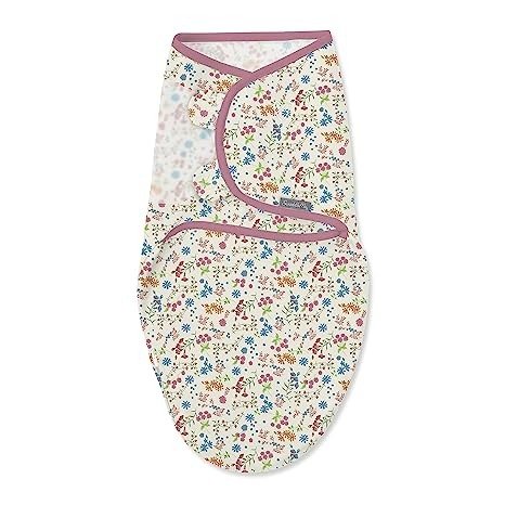 by Ingenuity Easy Change Swaddle - Size Small/Medium, 0-3 Months, 1-Pack (Country Petals)