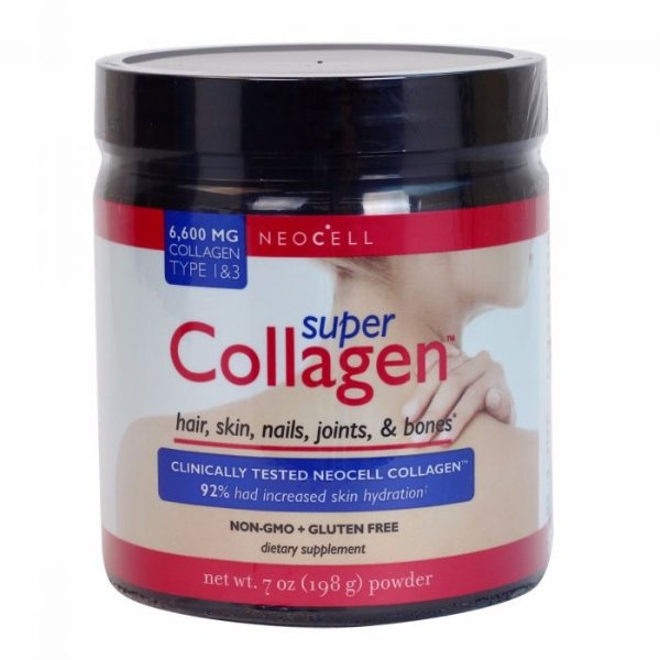 NeoCell 100%纯天然水解骨胶原蛋白粉(Collagen)+C Type 1&3 7oz (198g)