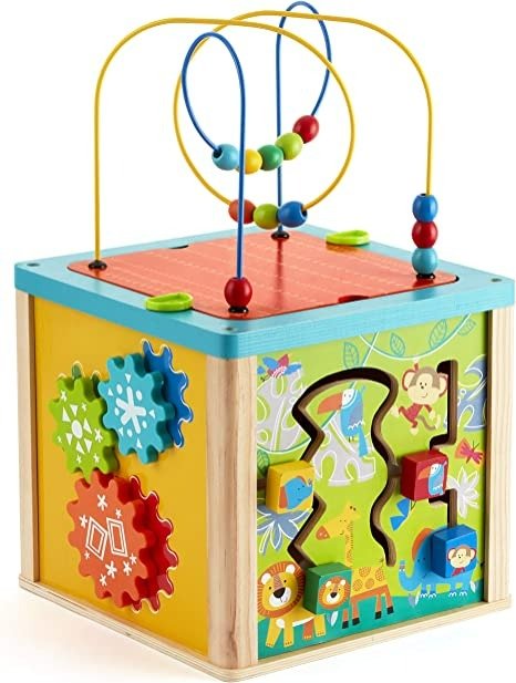 Wooden Activity Cube (AD21159)