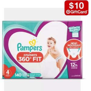 Huggies or Pampers super-pack diapers @ target