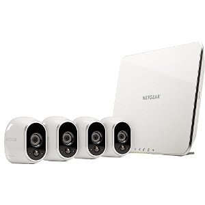 NETGEAR Arlo 家庭安全系统 (4个无线HD摄像头) 官翻