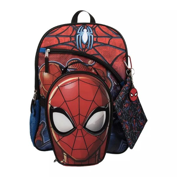 Kids Marvel Spider-Man 5-Piece Backpack Set Set