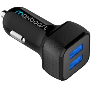 Maxboost 4.8A/24W 2 USB Smart Port Car Charger