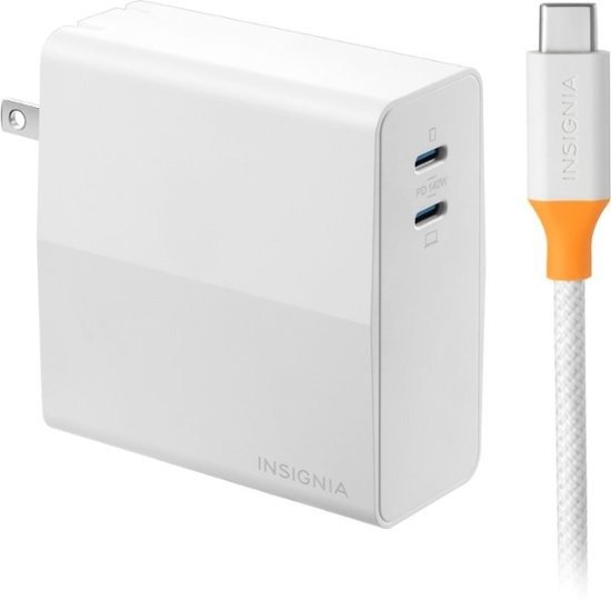 140W Dual Port USB-C Compact Wall Charger Kit