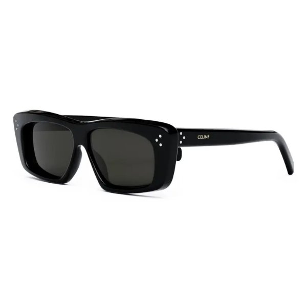 Bold 3 Dots 57mm Rectangular Sunglasses