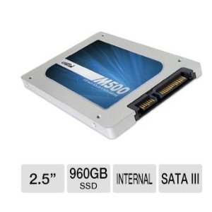 960GB Crucial M500 2.5" SATA III Solid State Drive