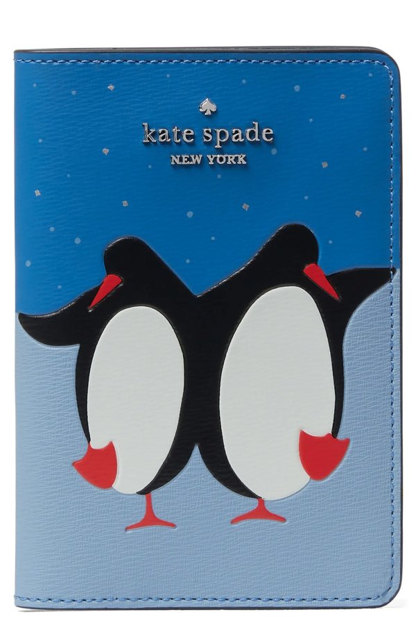 可爱企鹅护照包