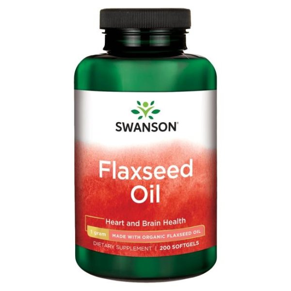 Flaxseed Oil - 1,000 mg Supplement - Swanson Health Products
