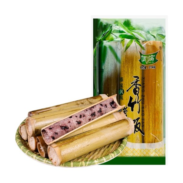 OTHER BRANDS Bamboo Sticky Rice (Purple Rice flavor) 270g
