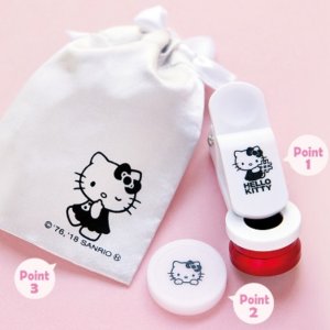 日本时尚杂志 non・no五月刊 附录赠送 hello kitty 广角镜头&收纳袋