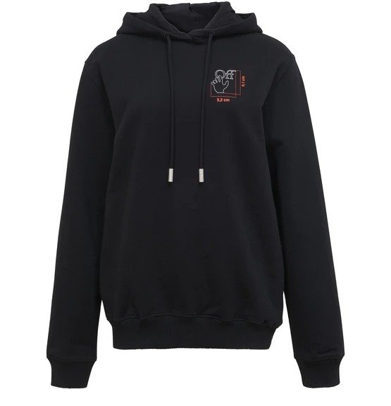 Quote Hand OW logo hoodie