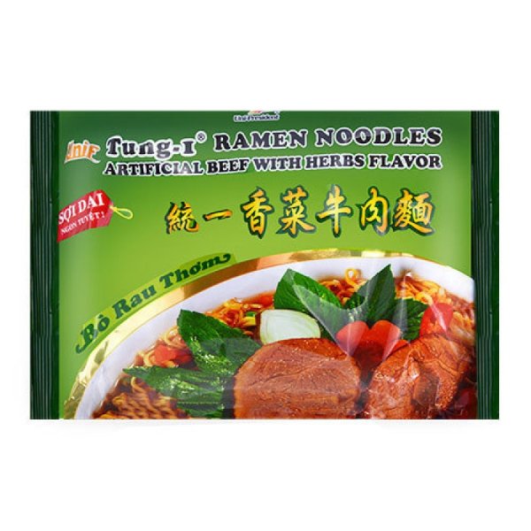 UNIF Ramen Noodles Artificial Beef With Herbs Flavor 85g