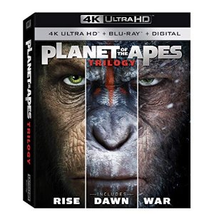 Planet of the Apes Trilogy (4K UHD + Blu-ray + Digital)