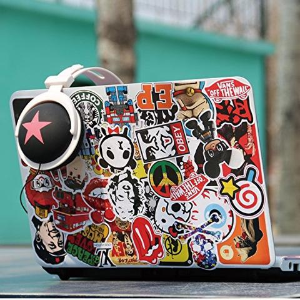 Breezypals Laptop Stickers Car Motorcycle Bicycle Luggage Decal Graffiti Patches Skateboard Stickers for Laptop @ Amazon.com